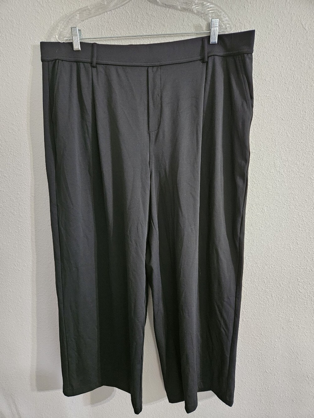 NWT Halara Flex DayStretch Black Wide Leg Work Pants, 2X